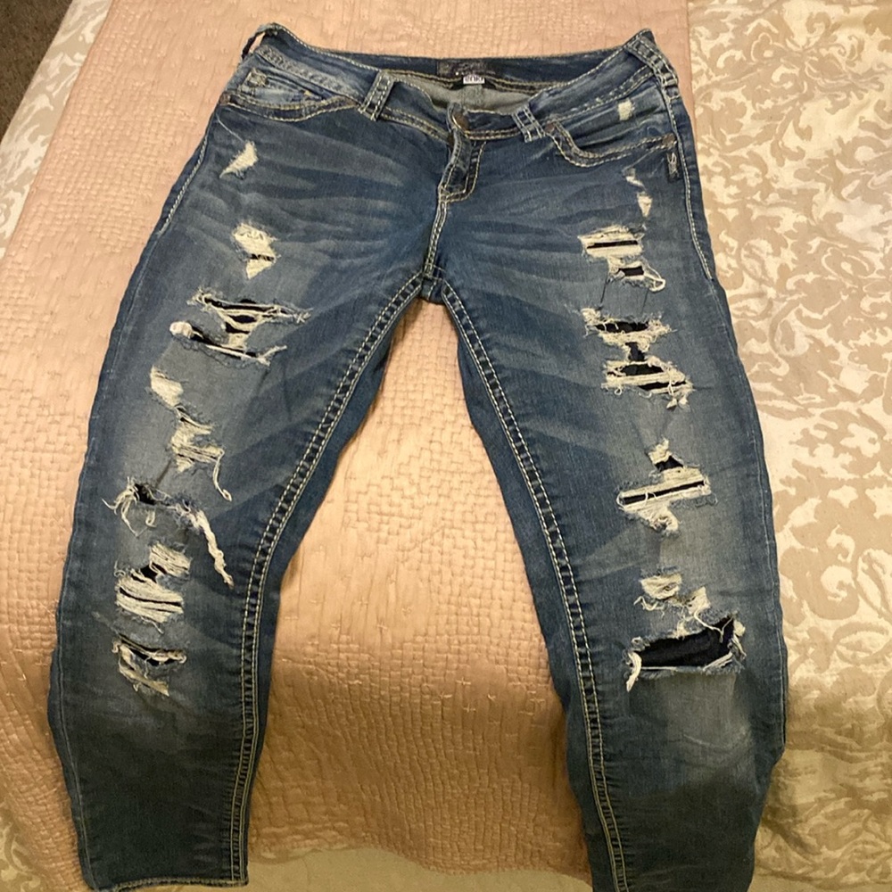 Silver Suki distressed jeans